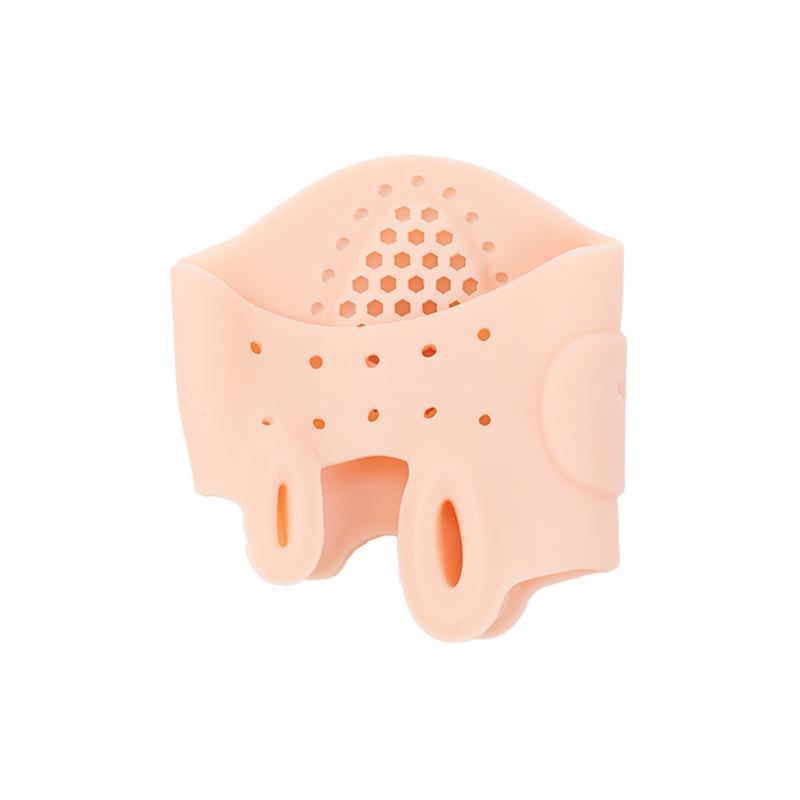 Dual-Hole Bunion Toe Separator with Arch Support & Shock-Absorbing Forefoot Pad