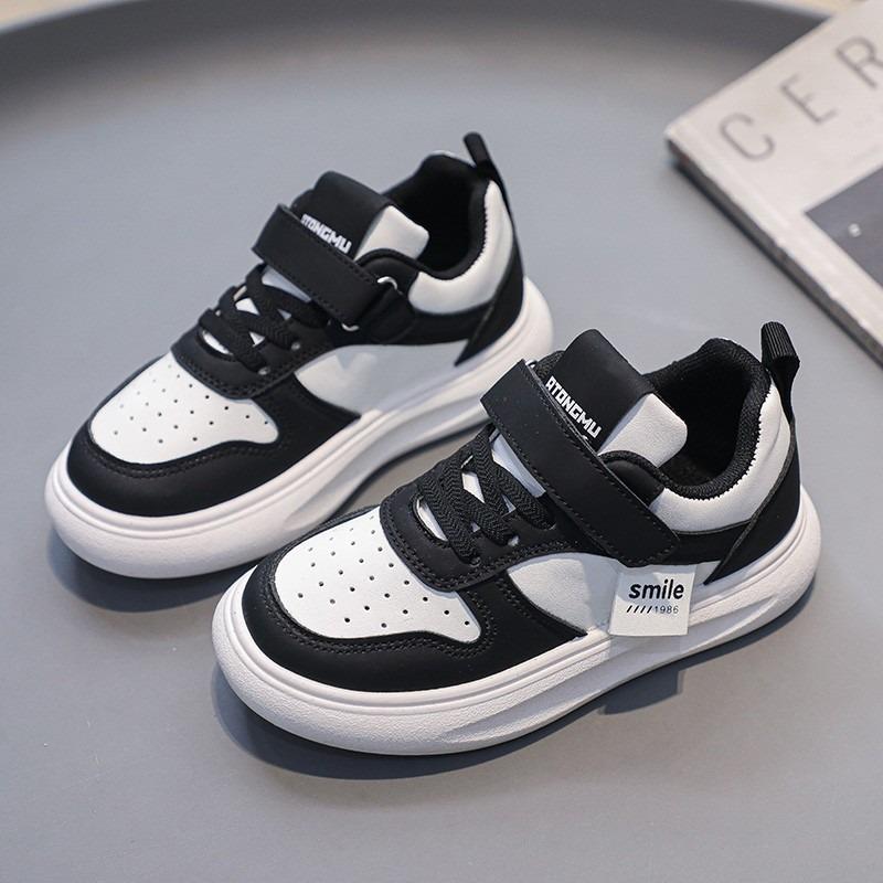Scarpe sportive per bambine Primavera Nuove scarpe per bambini Scarpe da tavola per ragazzi Scarpe per bambini grandi Scarpe leggere piccole bianche Primavera e autunno basse