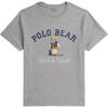Polo Logo Letter Ronde Hals Korte Mouw T-shirt Kinderen Tops 323981178-001