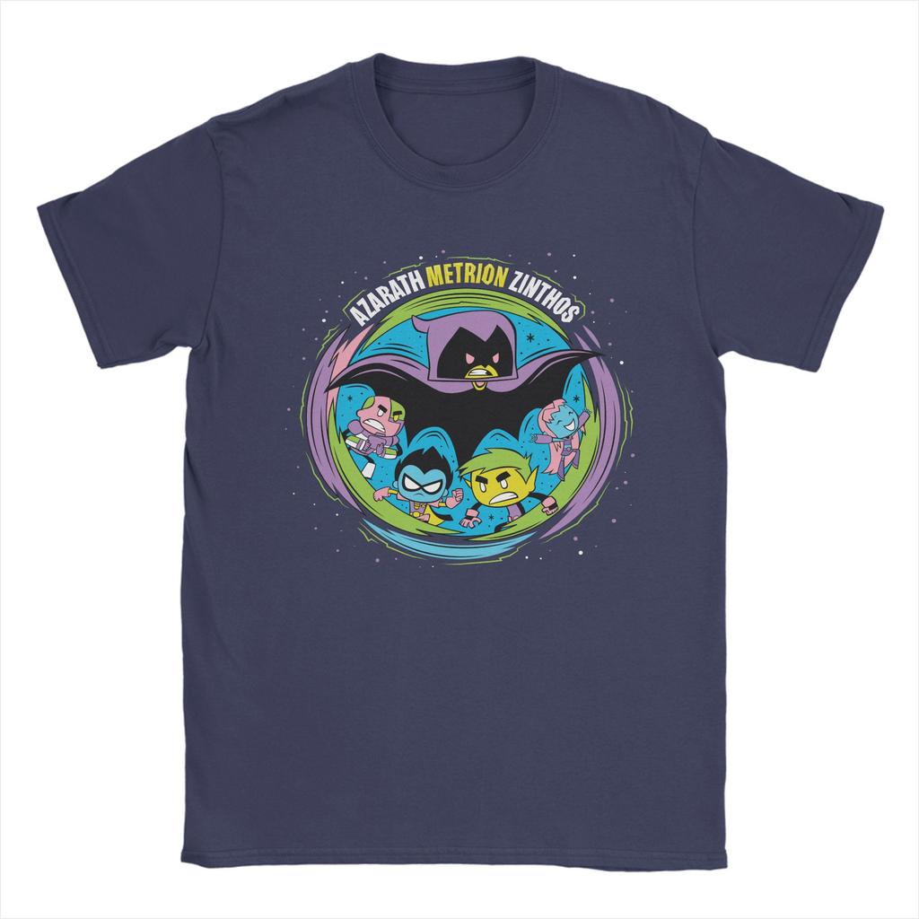 Teen Titans Go Raven Azarath Metrion Zinthos T-Shirt Mode Reine Baumwoll-Tees Rundhals Kurzarm T-Shirts Kleidung