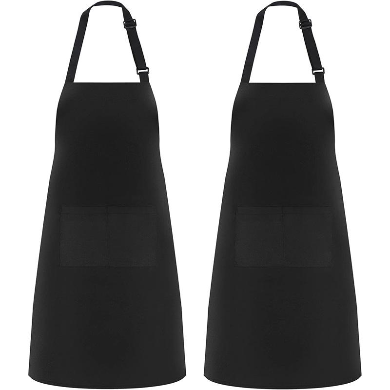 Unisex Adjustable Neck-Hanging Apron with Custom Logo for Coffee Shop and Catering