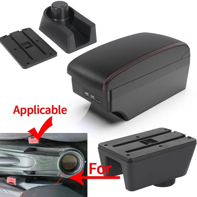 For Seat Ibiza Armrest Box For Seat Ibiza 6j Ibiza 6L Car Armrest Auto Storage Box Retrofit Parts Interior Car Accessories Arm