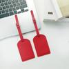 Travel Luggage Tag for Women Men Suitcase Identifier Label Baggage PU Leather Boarding Bag Tag ID Address Holder Accessorie