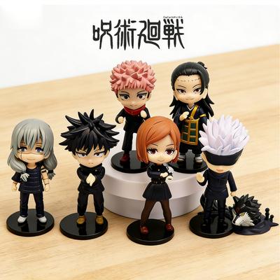 Q Version Figures Jujutsu Kaisen Cute Yuji Itadori Gojo Satoru Pvc Action Figures Anime Figure Model Toys Collection Doll Gift