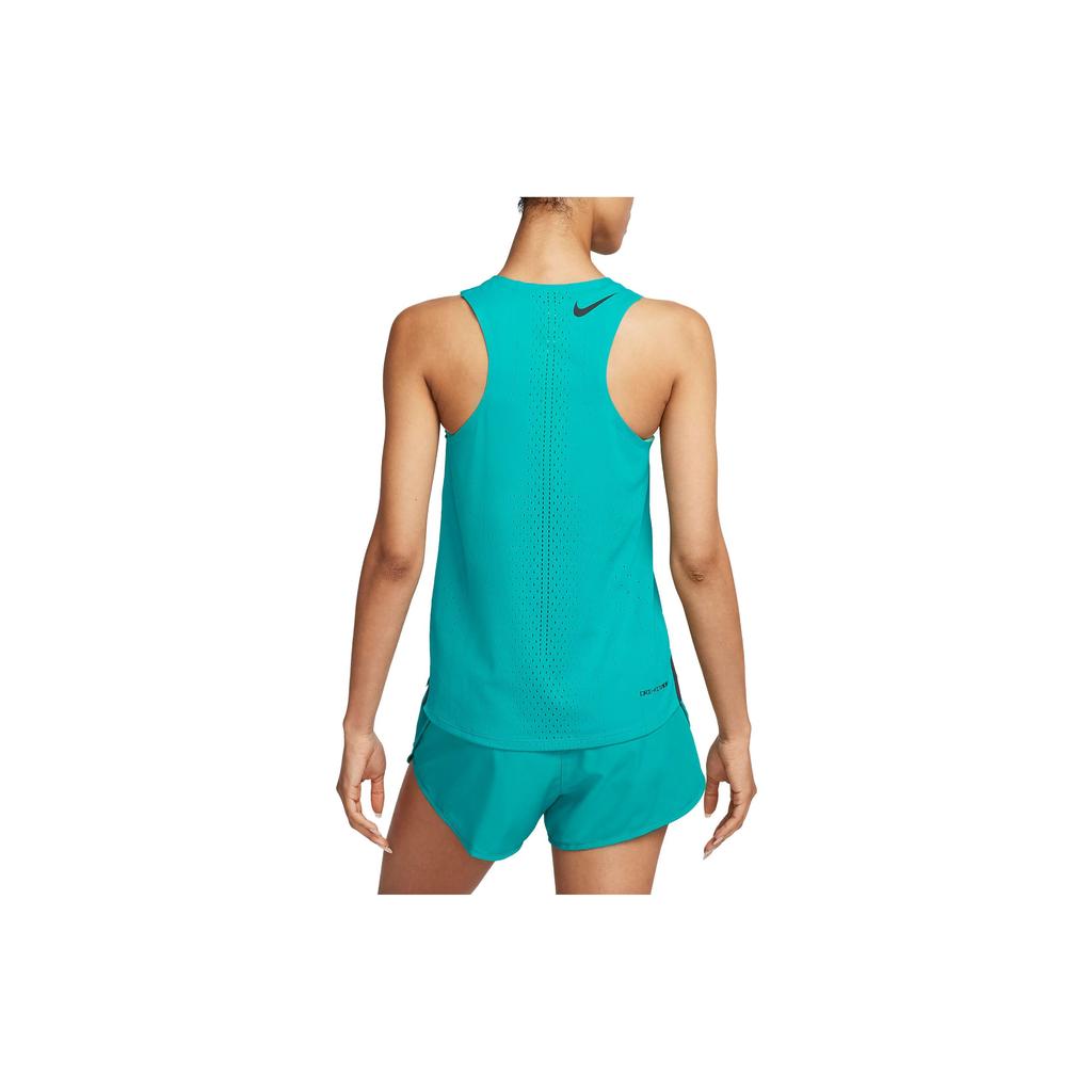 Nike Dri-FIT ADV AeroSwift Solid Color Quick-Dry Racing Tank Top Women Tops Blue DM7551-443