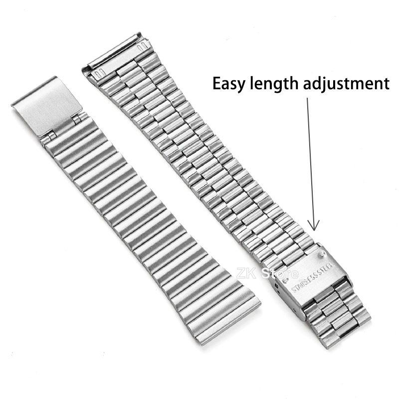 Stainless Steel Watch Strap 10/12/14/16/18/20mm Watch Bands  Bracelet for Men Women Universal Replacement Wristband Belt