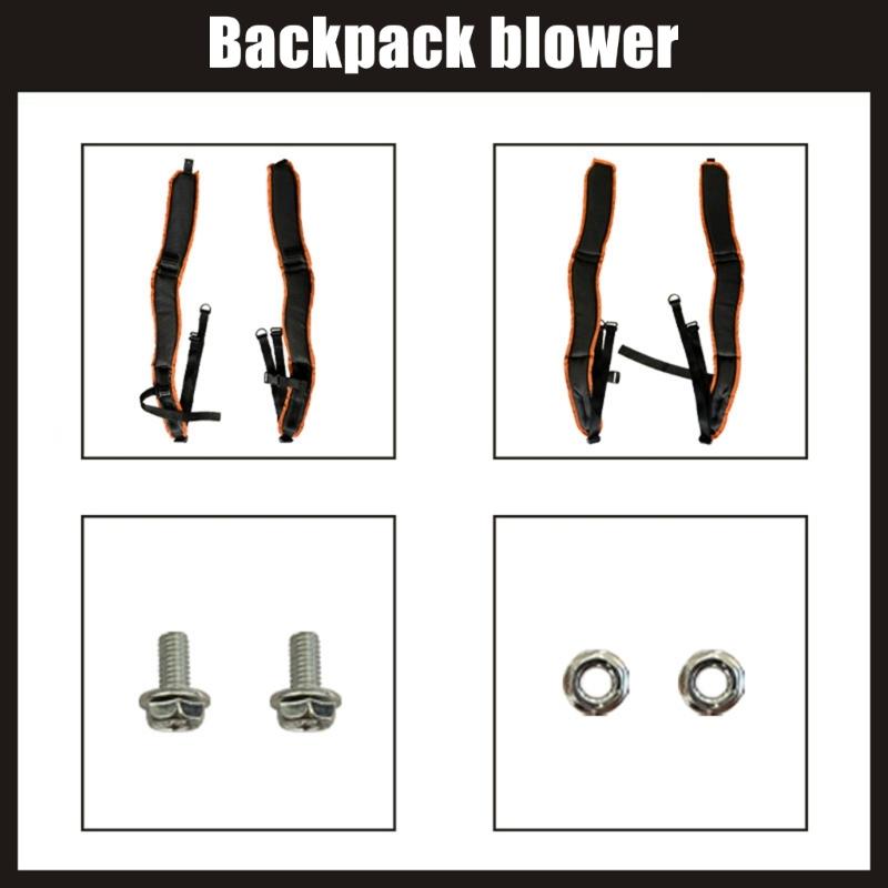 Adjustable Harness Shoulder Straps Set for BR800/BR800x Backpack Blower Equipment Ergonomic Support Long Wear Resistance