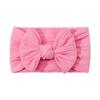 Solid Cable Bow Baby Headband for Child Nylon Layers Headwear Kids Elastic Turban Headwraps Newborn Boys Girls Hair Accessories
