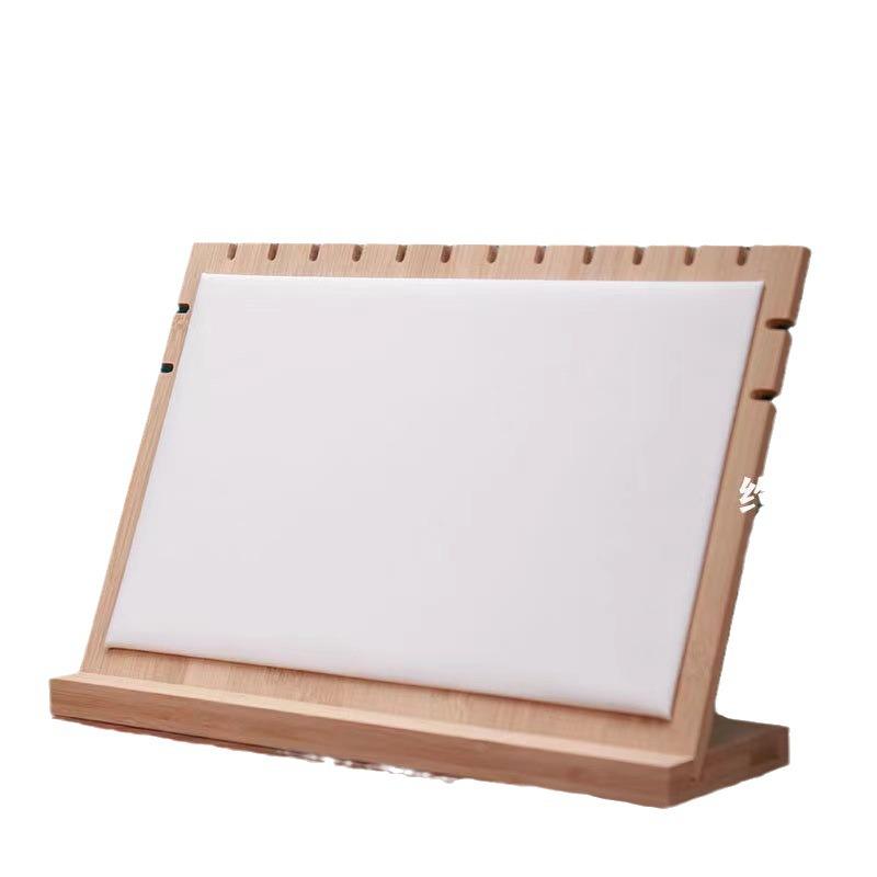 Bamboo Jewelry Display Stand for Necklaces and Earrings