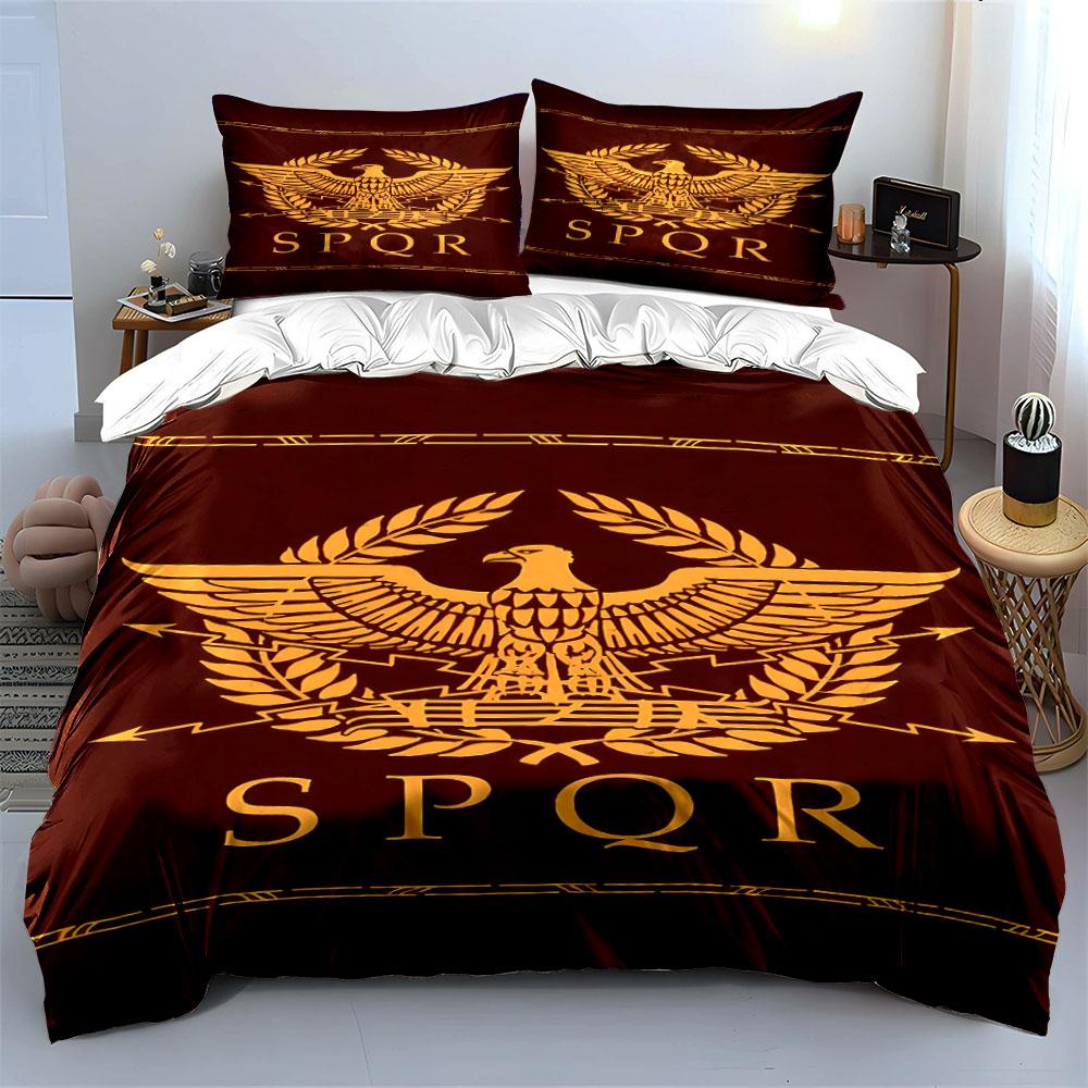 Golden eagle with laurel. Bedding sets Duvet cover sets Duvet covers Pillowcases(1* Duvet Cover 2* Pillowcases without duvet insert)