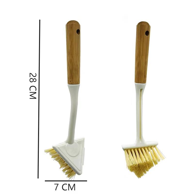 High Quality OEM/ODM Natural Kitchen Cleaning Brush PP Bamboo Wooden Pot Dish Cleaning Brush Bottle Brushes