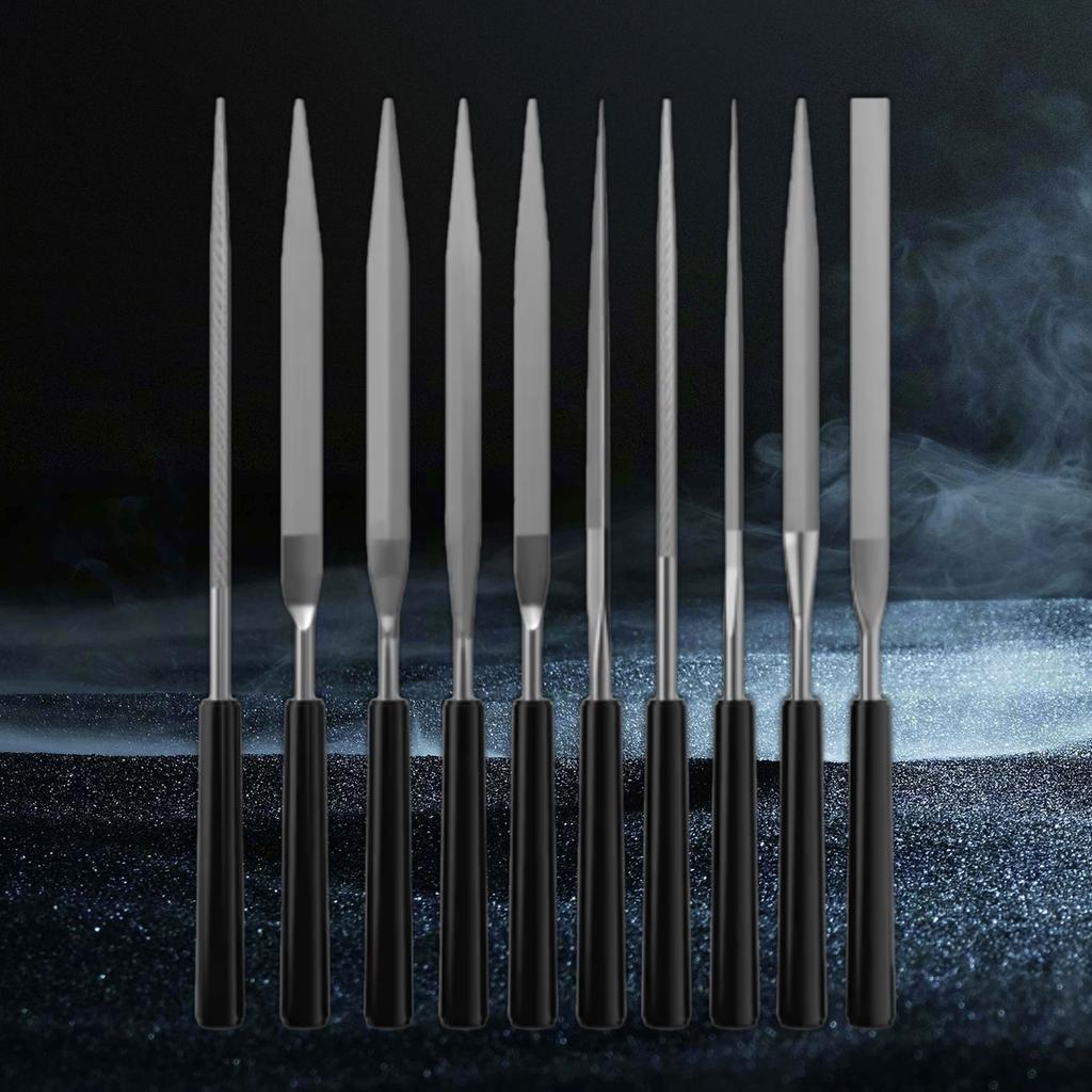 Steel Needle Files Suitable for Precise Filing In Woodworking & Metalworking Professional Wood Metal Sculpting Projects
