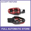 1 Pair 8mm Hole Metal Black Red Motorcycle Rear Foot Pedal Nonslip Footrests