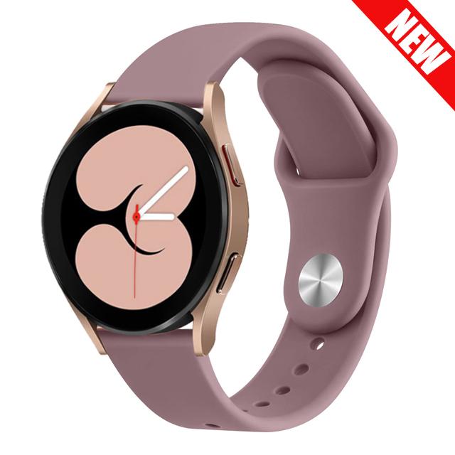 

20 мм/22 мм ремешок Для Samsung Galaxy watch 7/6/5 Pro/4/classic/3/Gear S3 Силиконовый браслет correa Huawei watch GT 4/2e/pro/3 ремешок 22mm