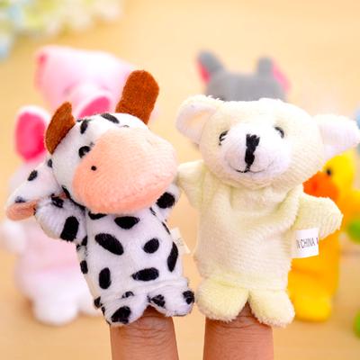 Puppe 10 Stück Mädchen Familie Stoff Handpuppe Baby Spielzeug Niedlich Cartoon Hand Heiß Pädagogisches Spielzeug Fingerpuppen Tier Jungen Zubehör