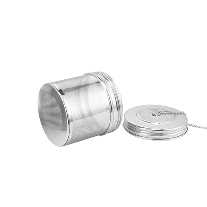Creative 304 Stainless Steel Tea Strainer Leaf Spice Herbal Teapot Reusable Mesh Filter Home Kitchen Accessories