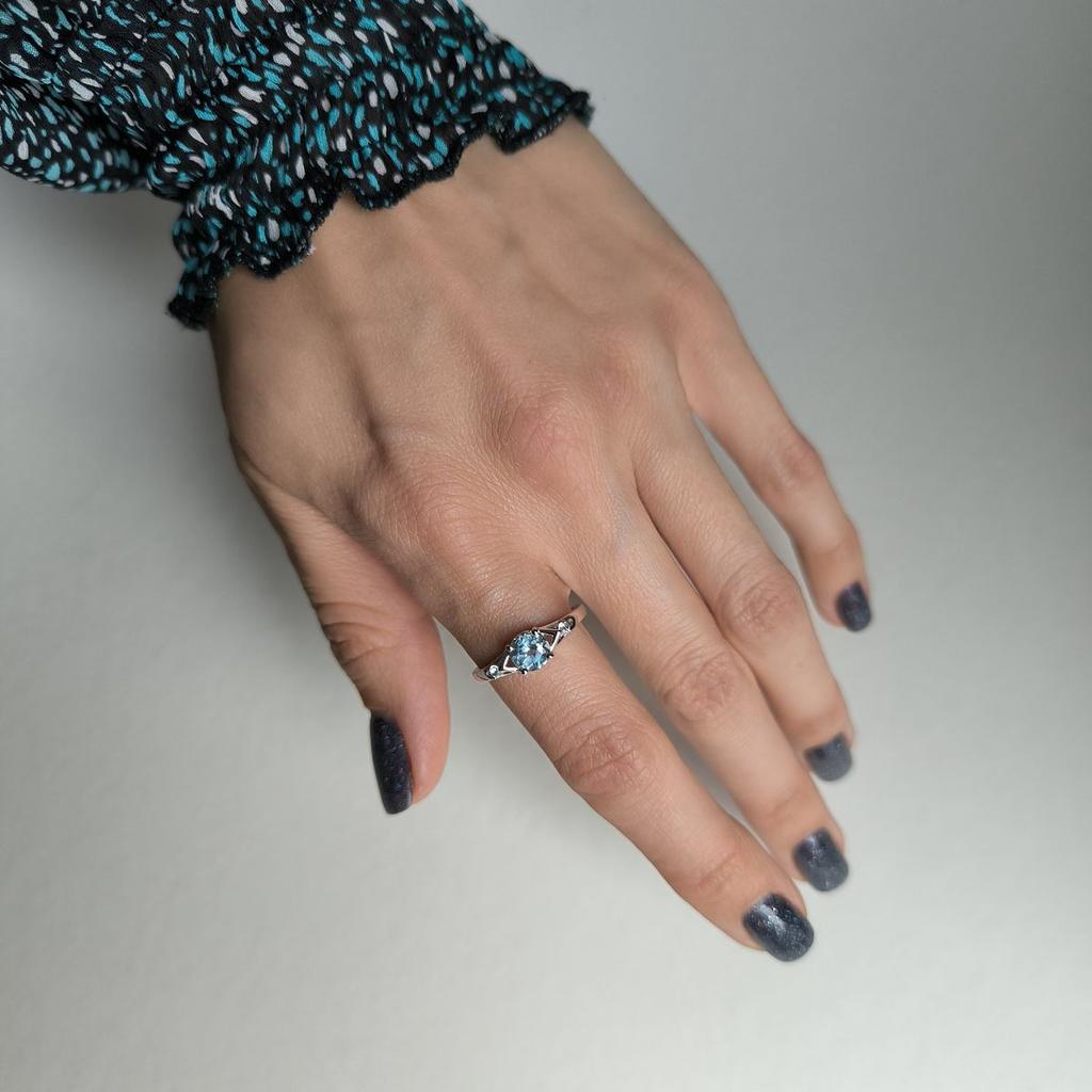 Серебряные серьги с натуральным топазом 2.117ct (2179467)