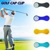Silikon Golfball Markierer Hutclip Abnehmbarer Ball Markierer Halter Silikon Kappen Klemmen mit Magnet für Golfer Damen Herren