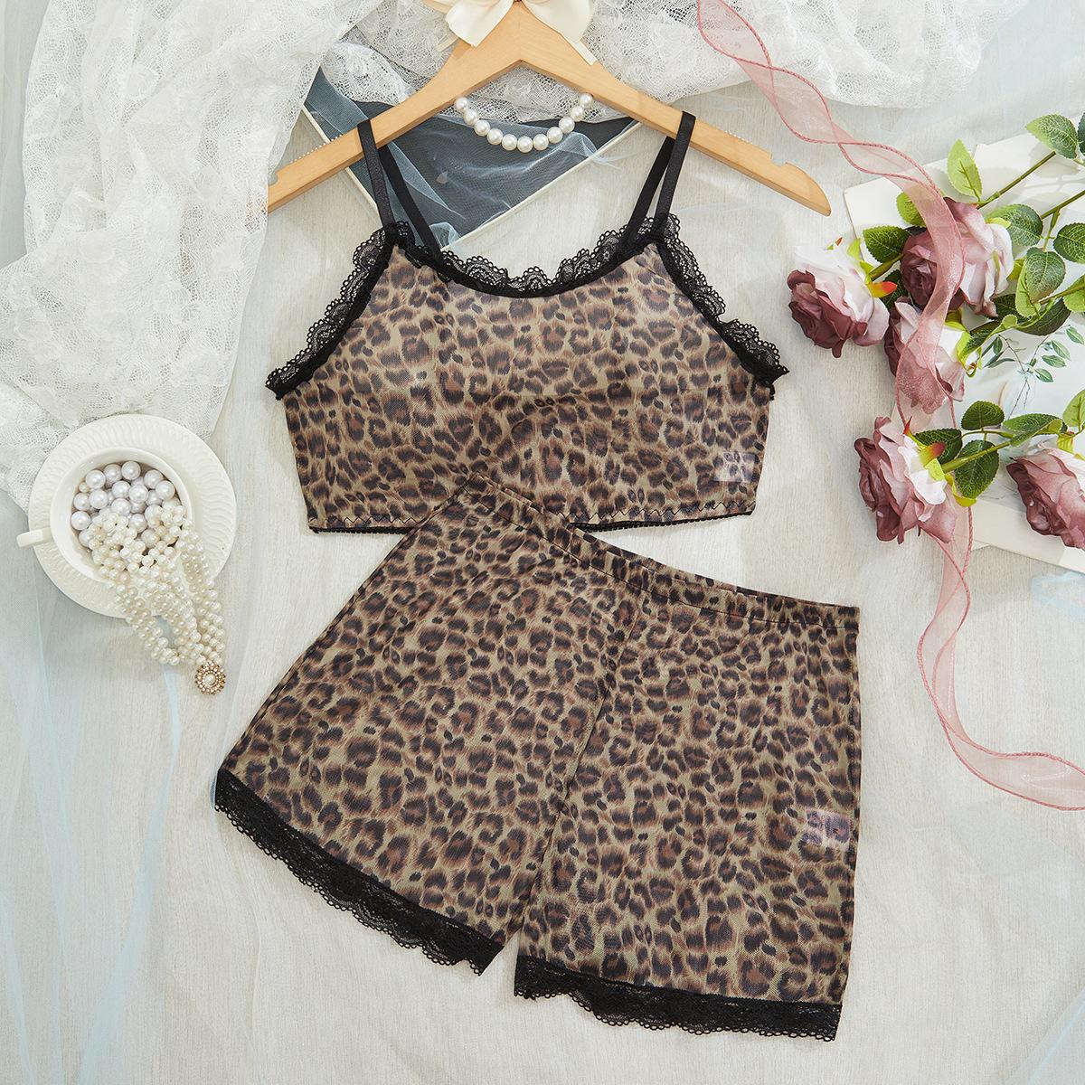 Casual women s lace suspender shorts sexy babes girl fast fashion European and American women s loungewear S чёрный