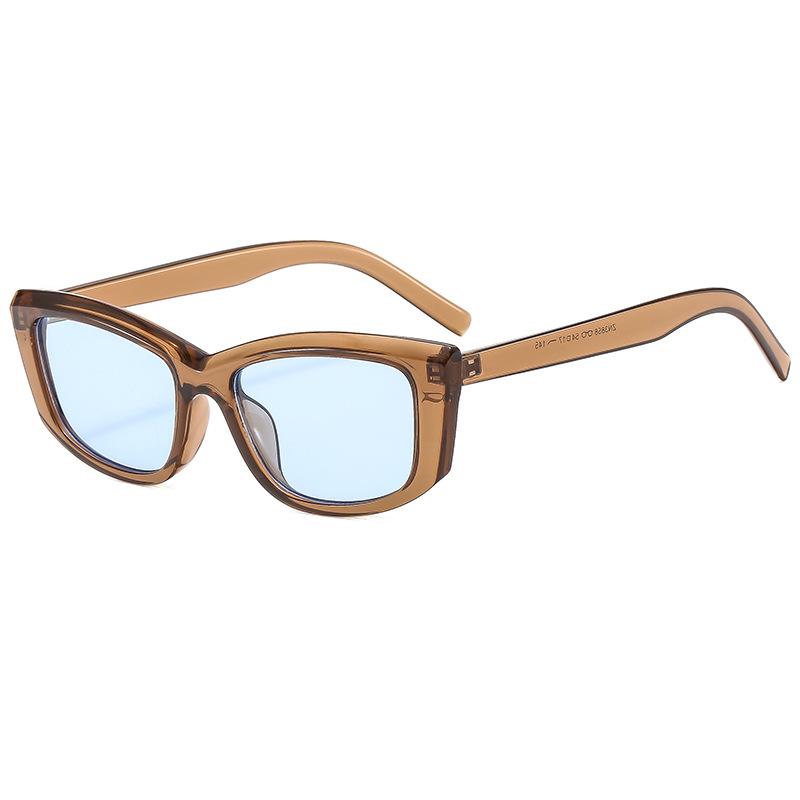 

Солнцезащитные очки Cat s Eye женские, высокого класса, ретро, черные, с круглым лицом, тонкие, с защитой от ультрафиолета