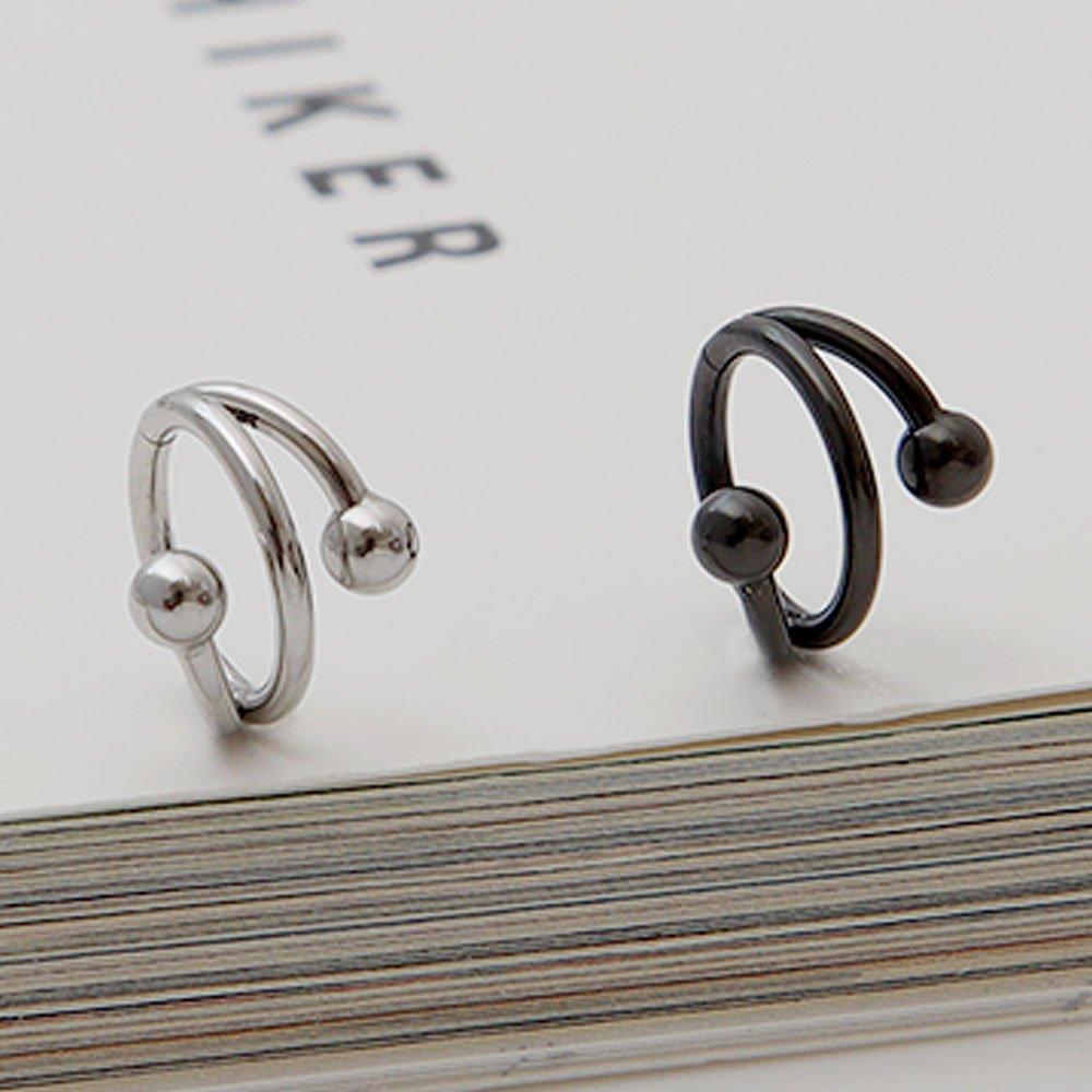 (1+1) Mode Barbell Piercing En Sida Rea