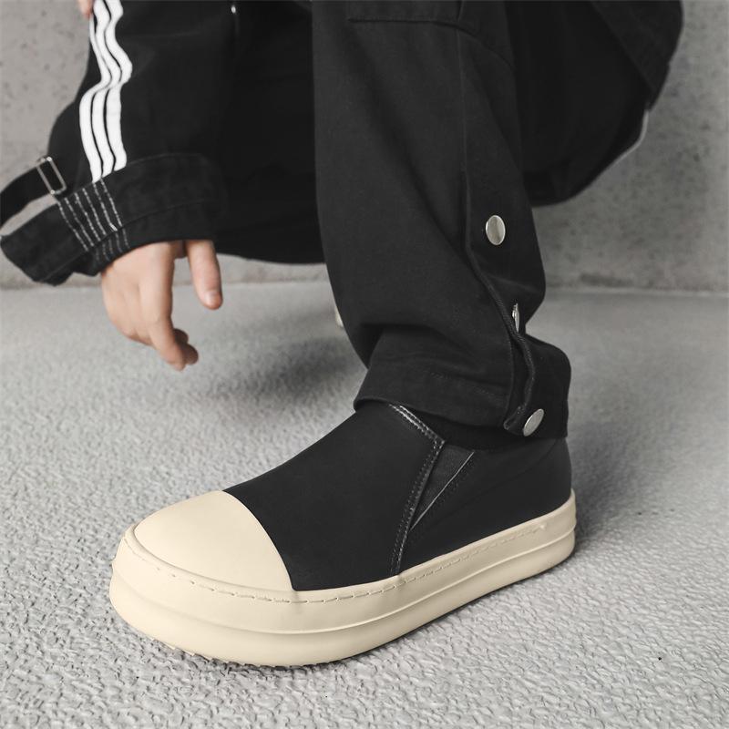 New Niche One-pedal Lazy Men's Shoes Fashion Trend Sports Leisure Board Shoes Men