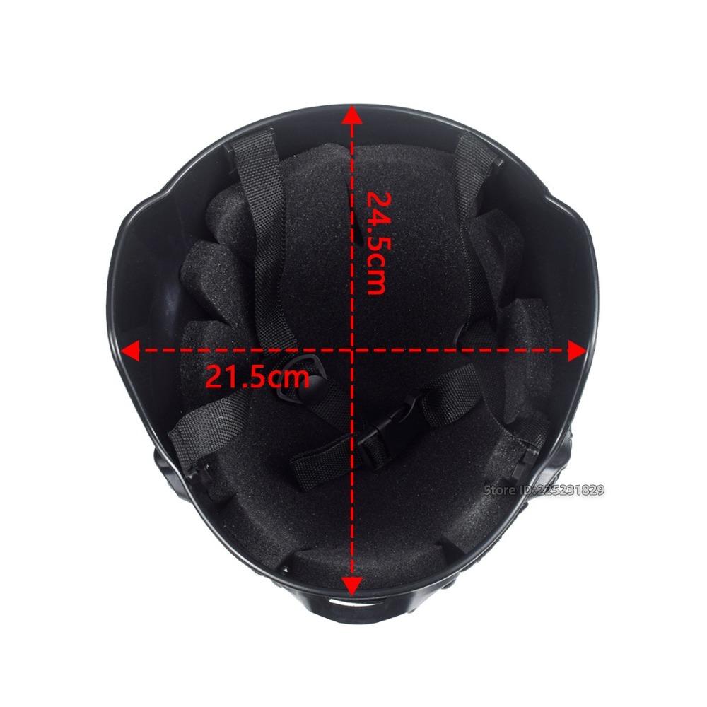 Motorcycle Tactical MICH Rail Military Outdoor Sports CS MICH2000 Riding Protective Helmet FAST Airsoft Painball SWAT Helmet