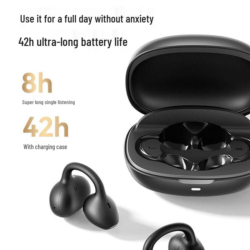 SANAG F30 Wireless Ear Clip Bone Conduction Sport Headphones