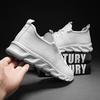 Men's Cross-Border Flyknit Mesh Sneakers, Sizes 45-47, Lightweight Low-Top, All-Season Casual Sports Shoes