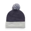 PUMA Removable Pom Golf Navy Free Size Men's Beanie, 024810, Blazer/Ash Gray,