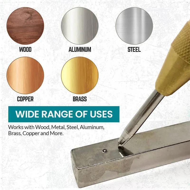 Automatisk centerstiftpunsch fjäderbelastad märkning start hål verktyg HSS centerpunsch stator stansning träbearbetningsverktyg borr