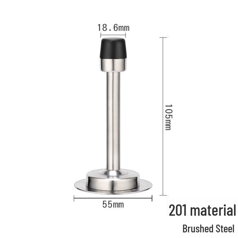 Non-Punch Anti-Collision Door Stopper & Suction Bumper for Secure Entry and Bathroom Doors