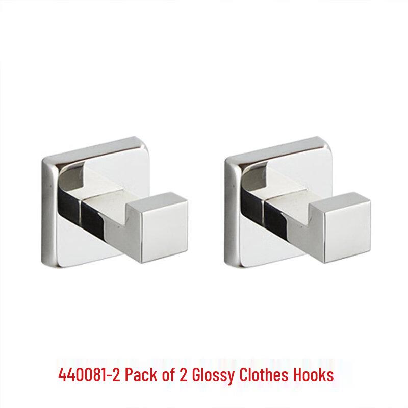 Xuanyong Glossy Black Wall-Mounted Robe Hooks