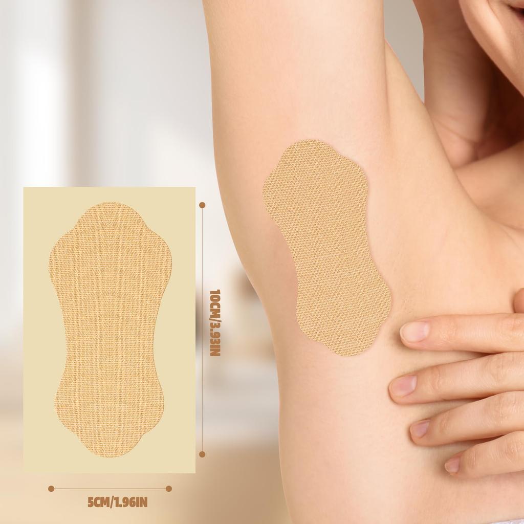 Ziyue Underarm Sweat for Men and Large Prevents Sweat Gentle On Skin Pads, 50-Pack, Women, Antibacterial, Deodorizing, Quick-Drying, Discreet,