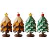 5PCS Wooden Trivets Foldable Christmas Tree Coasters Hot Pads for Teapot Pans Kitchen Decor Meets