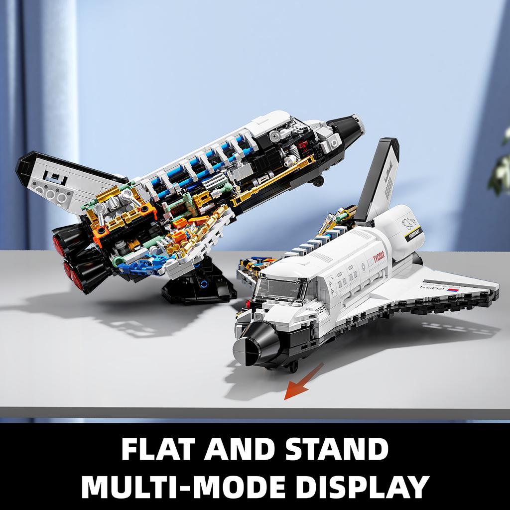 Non-Toxic 536Pcs Ideas Space Shuttle Model Building Blocks Sets Child Toys Halloween And Christmas Gifts Compatible With Legoed Particles