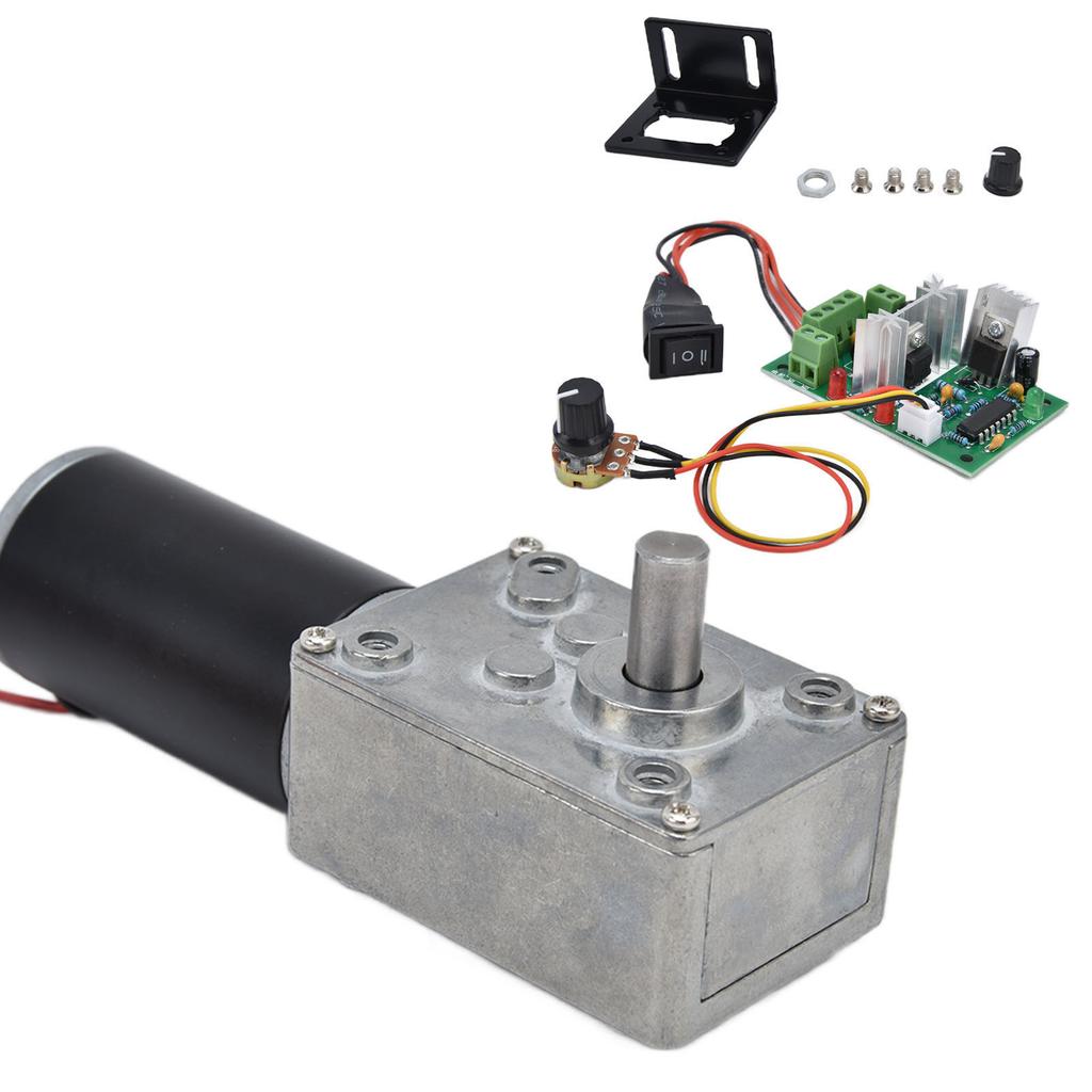 DC12V Redukovaný motor Turbo Šnekový Reduktor Rýchlosti Strojné Príslušenstvo s 8mm Hriadeľom 5840‑31ZY12V50RPM
