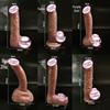 Vibrador de silicone realista: Brinquedo Adulto de Carne Macia para Mulheres