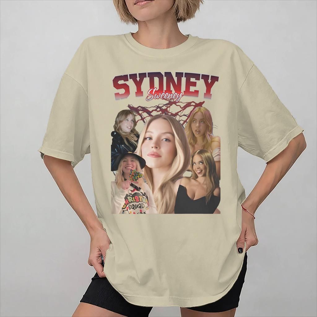 Cassie Howard Sydney Sweeney Accessories Unisex T Shirts Cotton Tee New Arrival Tops Tshirt