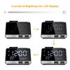 Home Decor Table Clock Alarm Clock Speaker With 2 USB Ports Bluetooth 4.2 Radio LED Digital Alarm Clock
