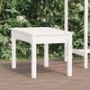 VidaXL Garden Bench White 80x44x45 Cm Solid Pine Wood 823998