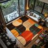 Mid Century Boho Rug Retro Geometric Pattern Area Rug Anti-slip Carpet for Home Living Room Bedroom Decor Sofa Table Large Rugs