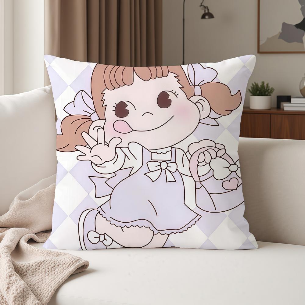 Cute Cartoon FFujiya Pillow Case Suitable For Bedrooms Living Rooms Cars Home Decoration
