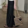 Moroccan Handmade Crochet Stripe Shoulder Bag _ Beige