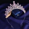 Temperament Princess Vintage Crystal Crown Rhinestone Tiara Bride Crown Wedding Hair Accessories