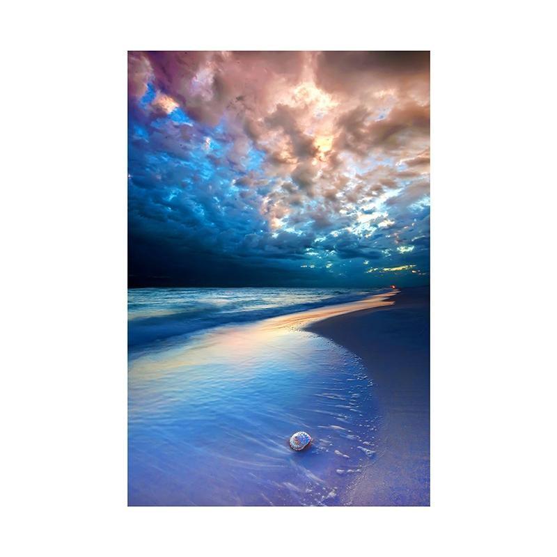 Beach Photography Background Seascape Sunset Studio Photo Backdrop Vinyl,for Home Decor,Parties,Studios,Outdoor Celebrations,Wedding