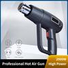 2000W Professional Hot Air Gun Adjustable Temperature 60-600 ℃ DIY Heat Shrink Wrapping Tool High Power Heat Gun