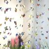 32 Stück Kreative DIY 3D Schmetterlinge Bunt Doppellagig Kühlschrankaufkleber Wandaufkleber Hochzeitsveranstaltung