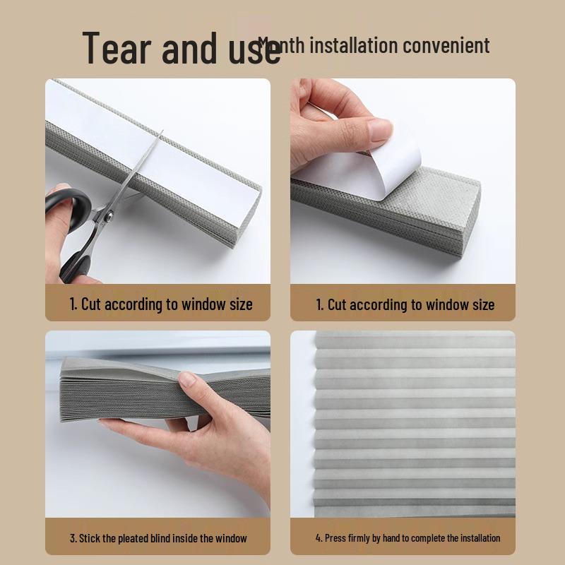 Pearl Cotton Blackout Heat Insulation Curtain for Balcony and Kitchen Windows