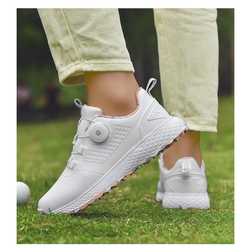 Golf Shoes Outdoor Casual Sports Shoes Training Shoes Lace Nails Sneakers Rotary Buckle Sneakers